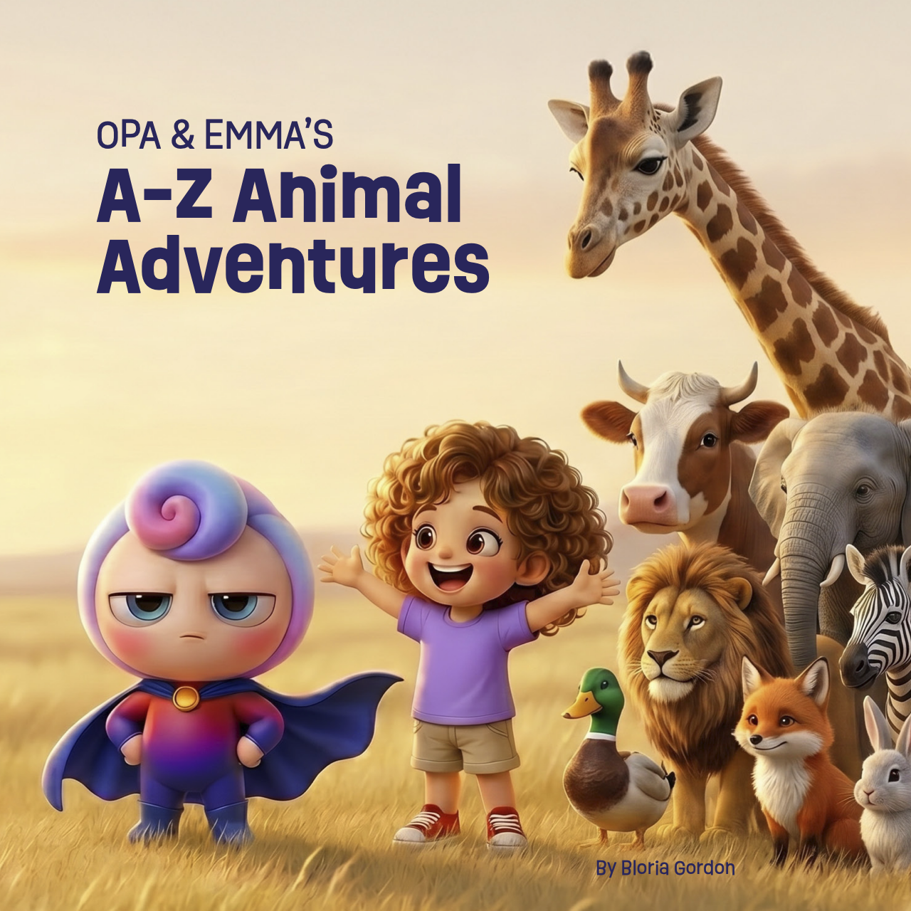 Opa & Emma's A-Z Animal Adventures — picture book by Bloria Gordon