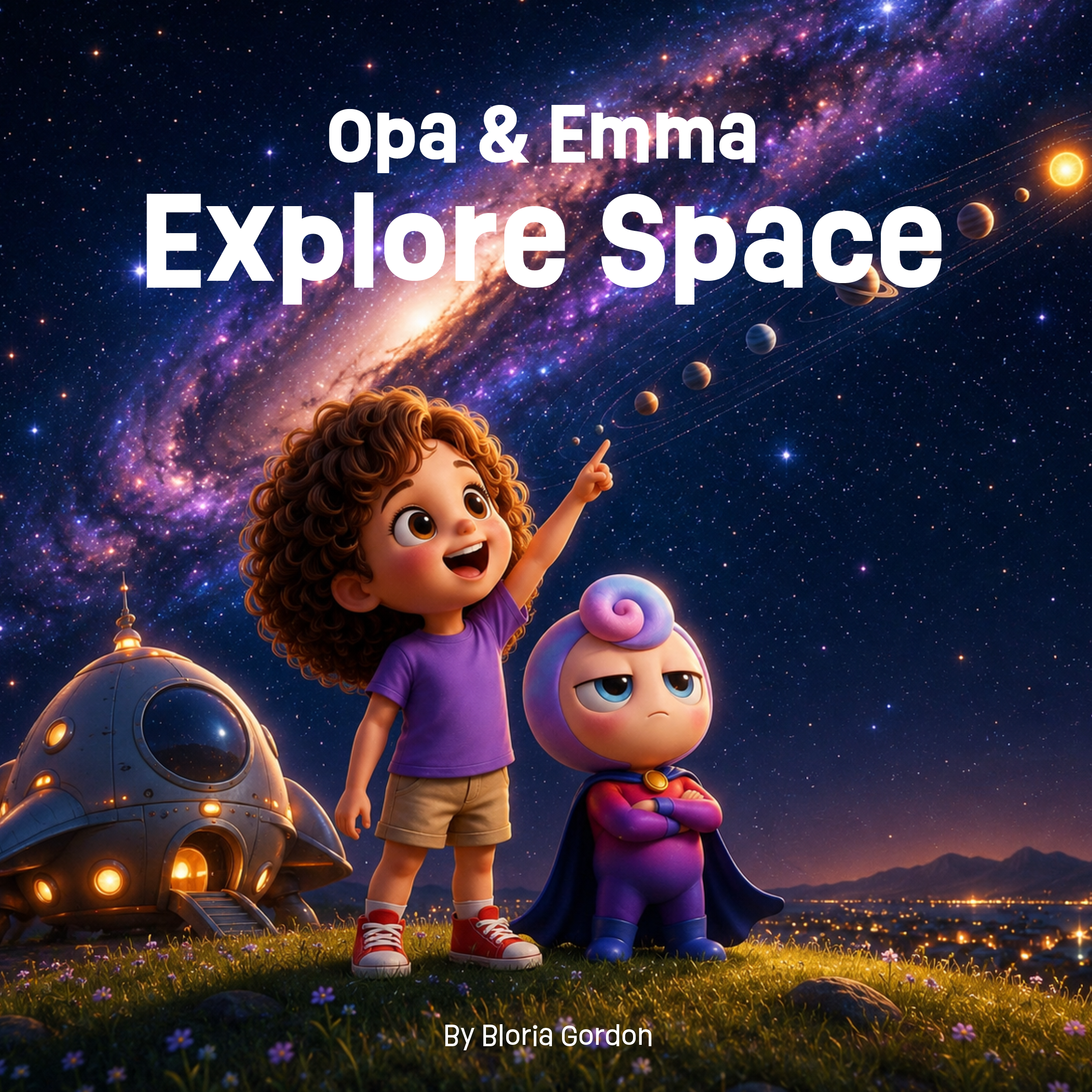 Opa & Emma Explore Space — picture book by Bloria Gordon