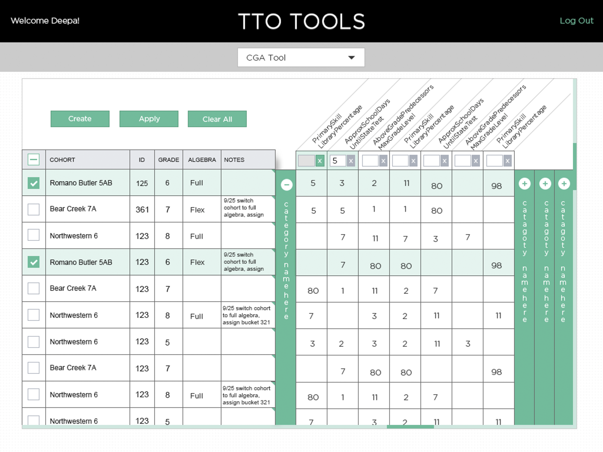 Internal reporting tool